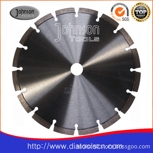 Diamond cutting blade: laser saw blade:green concrete:230mm